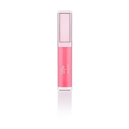 Rožinis putlinamasis lūpų blizgis „Lips2LOVE" + DOVANA - Image 3