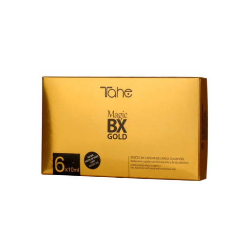 Koncentruota priemonė storų plaukų atstatymui Magic BX Gold TAHE, 6 x 10 ml - Image 4