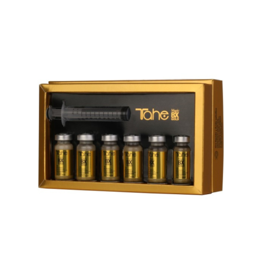 Koncentruota priemonė storų plaukų atstatymui Magic BX Gold TAHE, 6 x 10 ml - Image 6