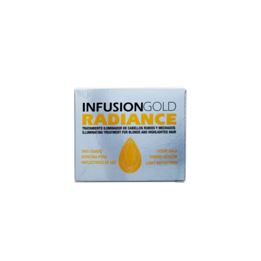 Plaukus stiprinanti ir geltoną atspalvį neutralizuojanti priemonė Infusion Gold A+B Radiance TAHE, 2 x 10 ml - Image 2