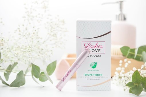 Blakstienų augimą skatinantis serumas su biopeptidais „Lashes2Love” INVEO + DOVANA - Image 4