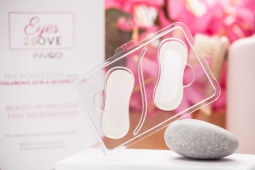 Paakių kaukė su hialurono rūgšties ir oktapeptidų mikroadatėlėmis „Eyes2Love” INVEO + DOVANA - Image 3