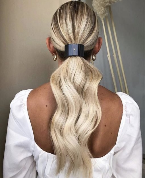 BALMAIN HAIR plaukų gumytė / Elastique pour Cheveux Black - Image 4