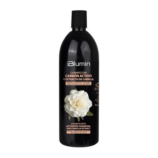 Šampūnas su aktyvia anglimi ir kamelijos ekstraktu URBAN BLUMIN,  1000 ml